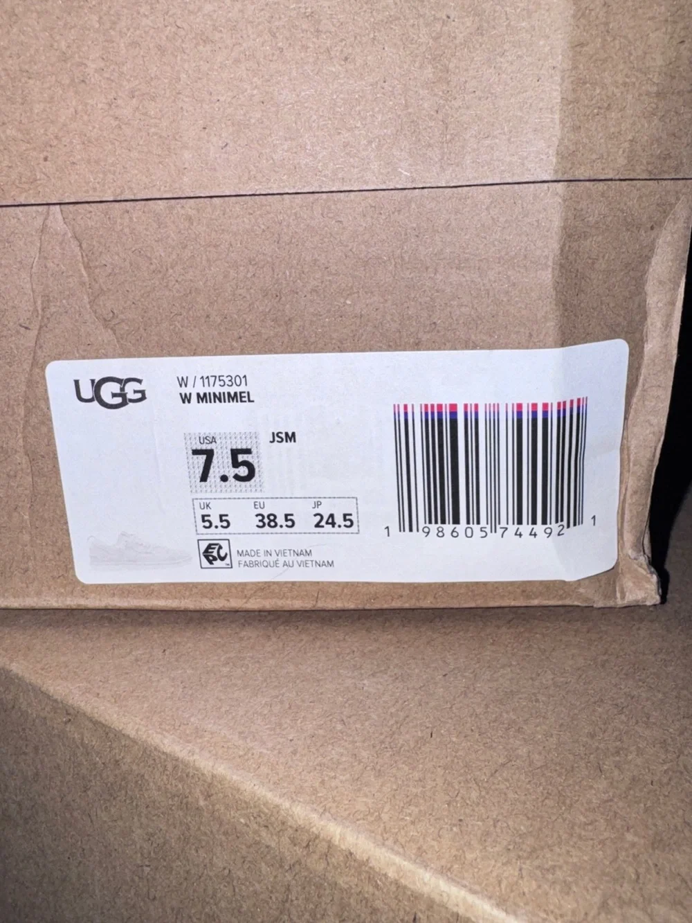 UGG Minimal Sneaker in jasmine size 7.5
